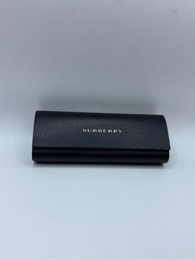 Black pebbled leather Burberry